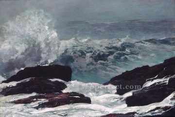 Winslow Homer Painting - Maine Coast Realism marine painter Winslow Homer